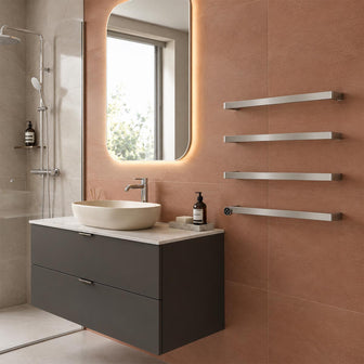 Stainless Steel Electric Towel Rail - 486mm x 600mm Main image