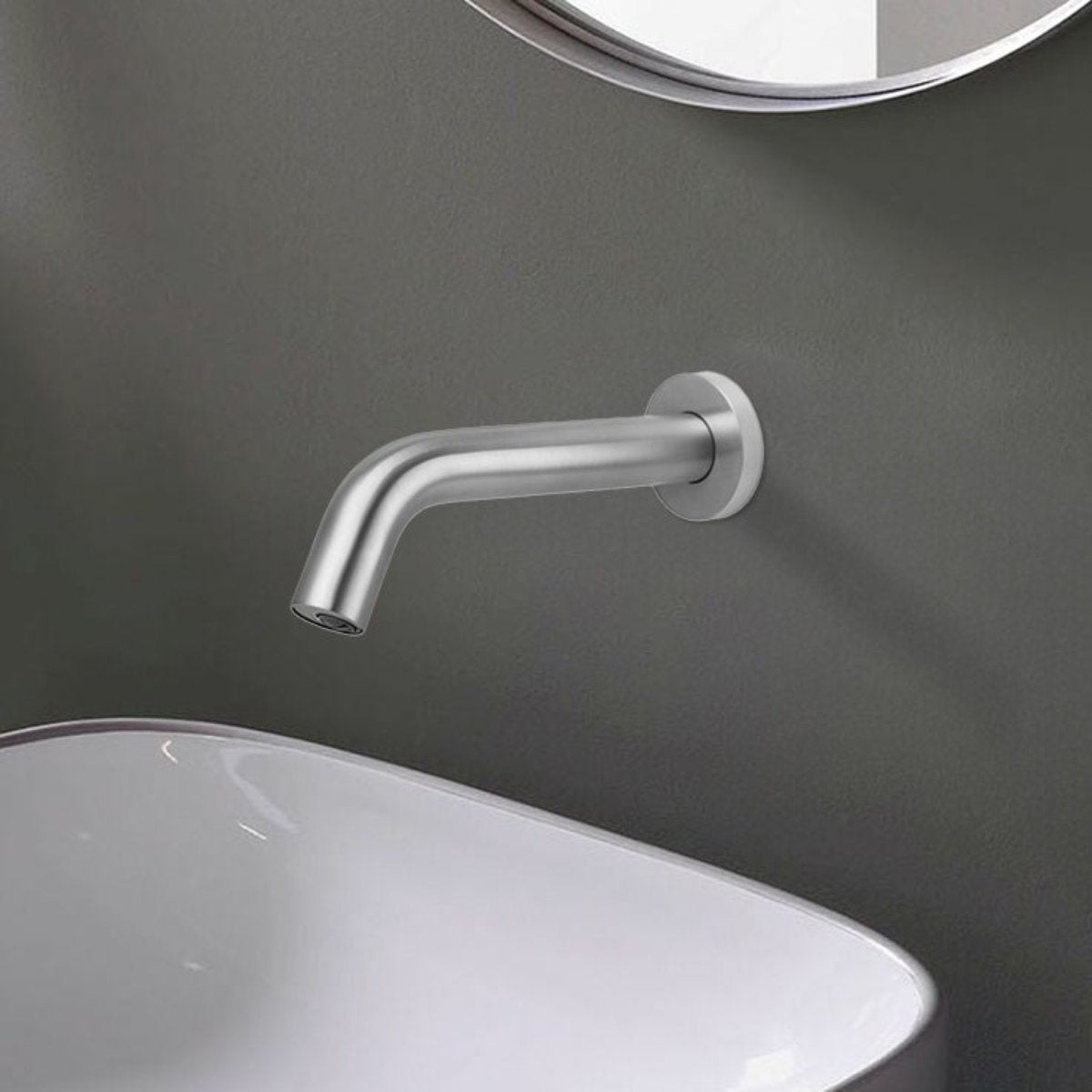 Wall Mounted Sensor Tap | Stainless Steel Sensor Mixer Tap