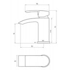  Basin Mixer with Click Clack Waste technical details