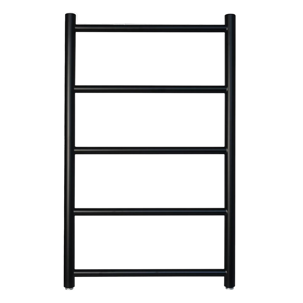 Black towel rail radiator 800 x 500 matt finish