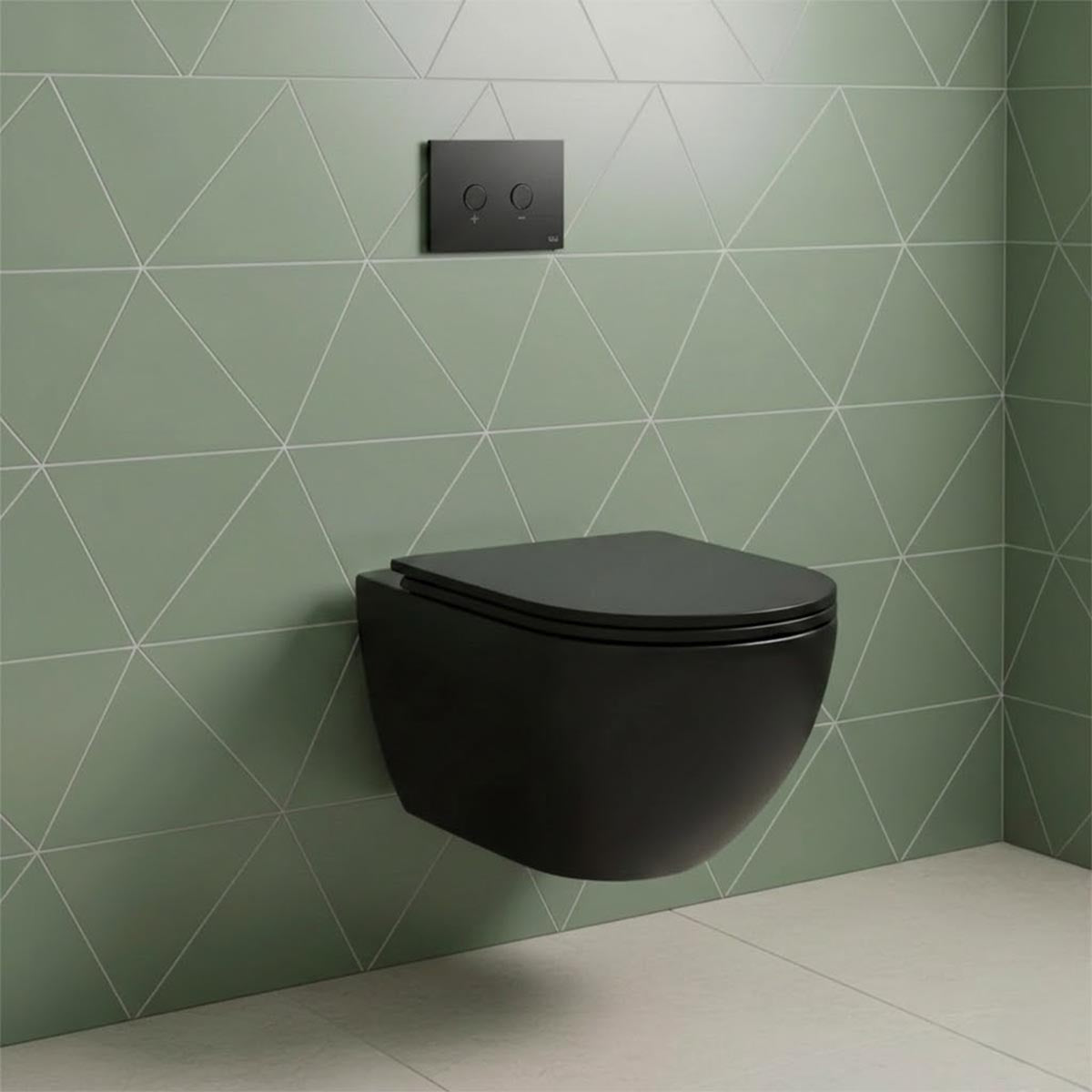 0.980m dual flush concealed cistern frame with flush plate and wall hung toilet