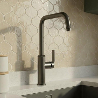 gunmetal grey kitchen sink tap  Main image