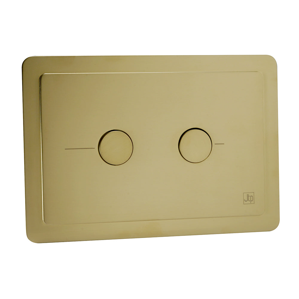 brushed brass flush plate