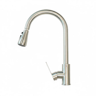 Kitchen Tap with Pull Out Spray - Brushed Stainless Steel Secondary image
