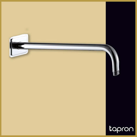 Traditional Chrome Shower Head and Fixed Shower Head Arm-Tapron