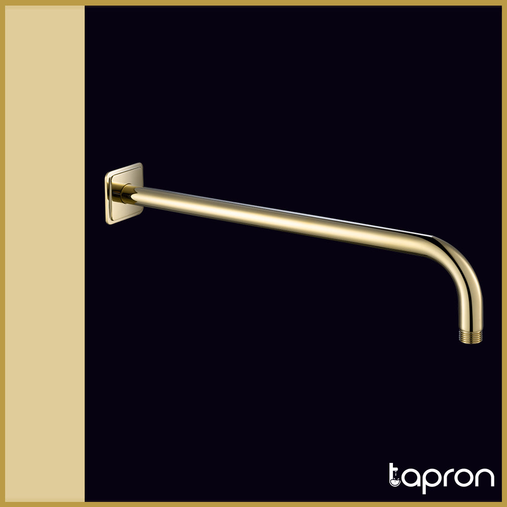 Wall Mounted Shower Arm 400mm - Antique Gold Finish Secondary image