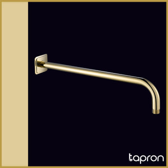Wall Mounted Shower Arm 400mm - Antique Gold Finish Secondary image