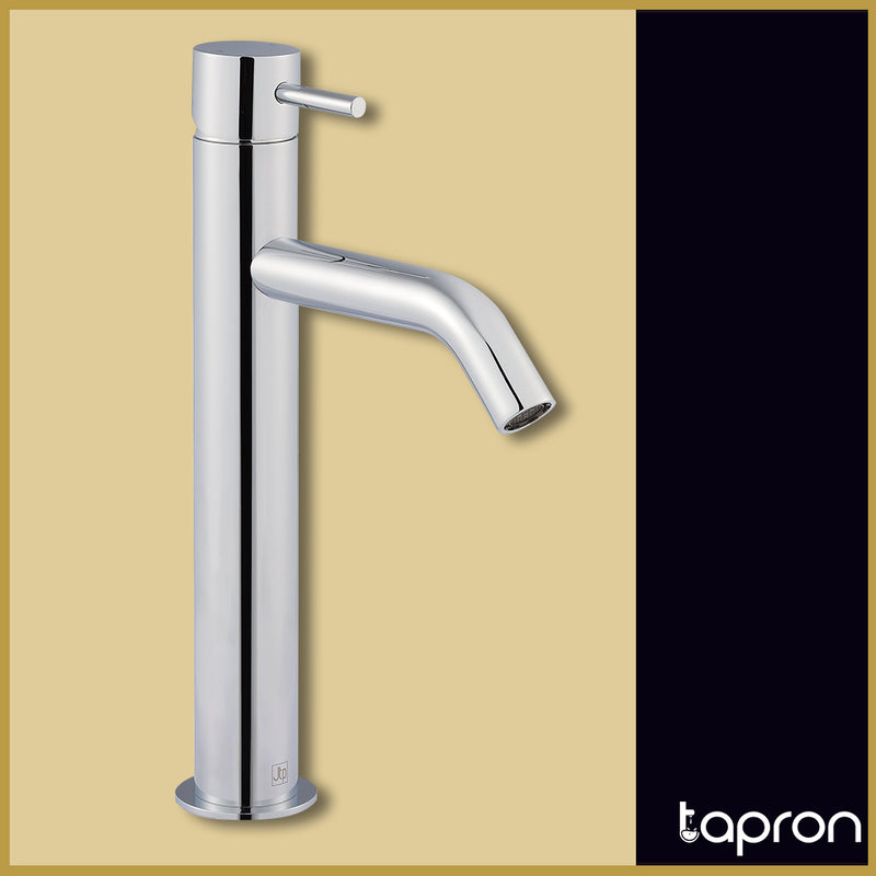 Chrome Single-Lever Deck-Mounted Tall Basin Mixer Tap-Tapron