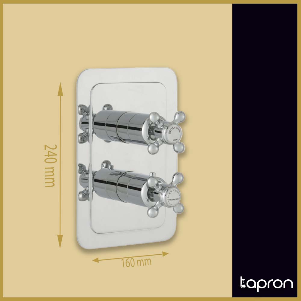 concealed thermostatic shower valve