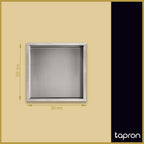 stainless steel shower niche