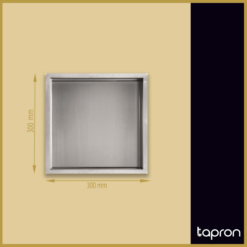 stainless steel shower niche