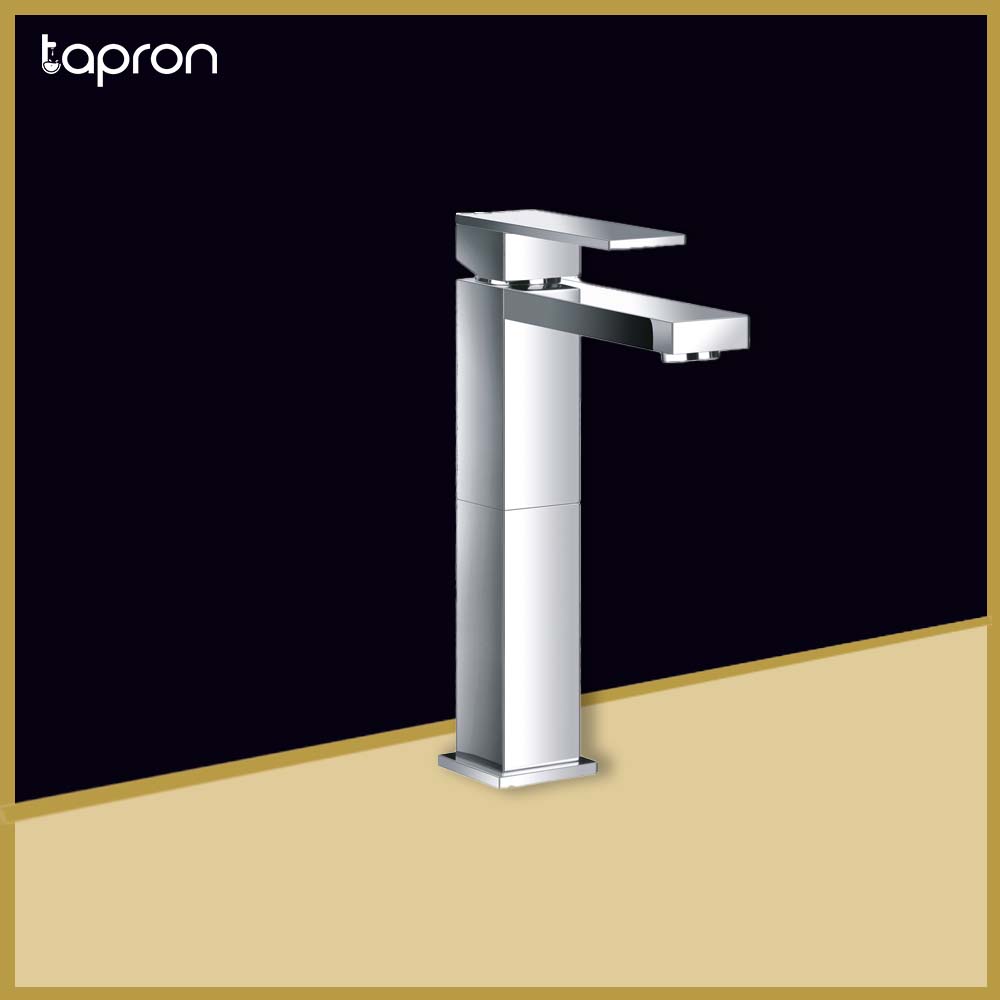 Chrome Single Lever Basin Mixer Tap-Tapron