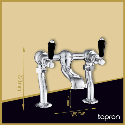 Traditional Deck Mounted Bath Filler Tap with Single Outlet – Tapron