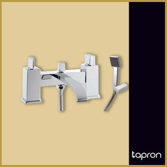Deck Mounted Bath Shower Mixer Tap with Kit Secondary image
