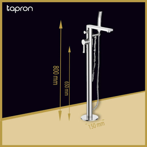  Chrome Shower Kit-Tapron
