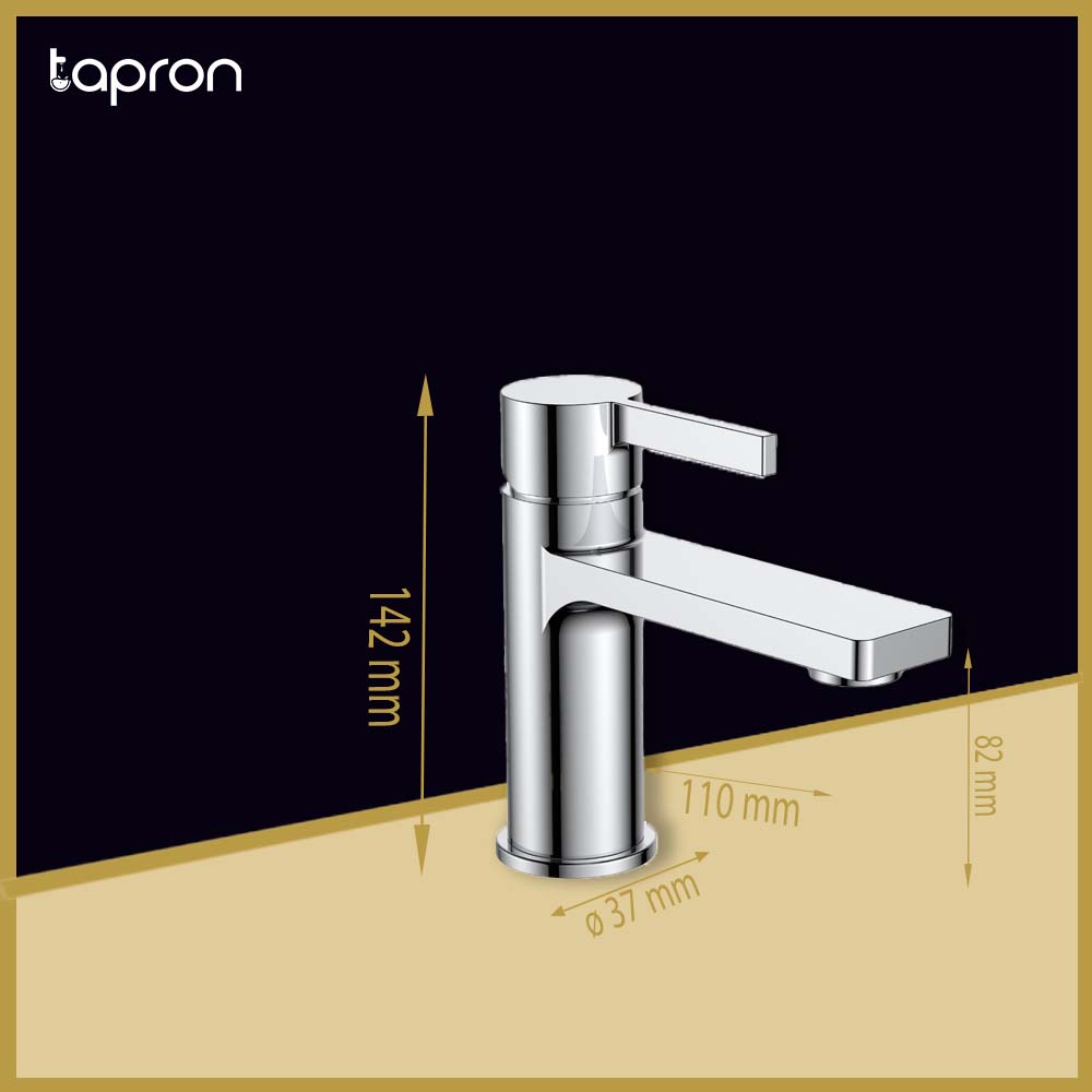 Mini Single-Lever Deck-Mounted Basin Mixer Tap-Tapron