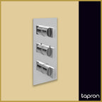 Vertical 3 Outlet Concealed Shower Mixer Valve -Tapron