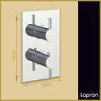 Chrome Shower Valve-Tapron