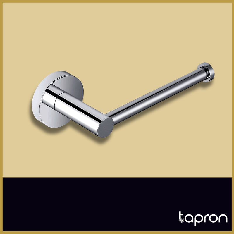 Chrome Wall-Mounted Modern Toilet Roll Holder- Tapron