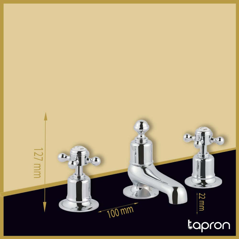 Chrome Bathroom Taps-Tapron