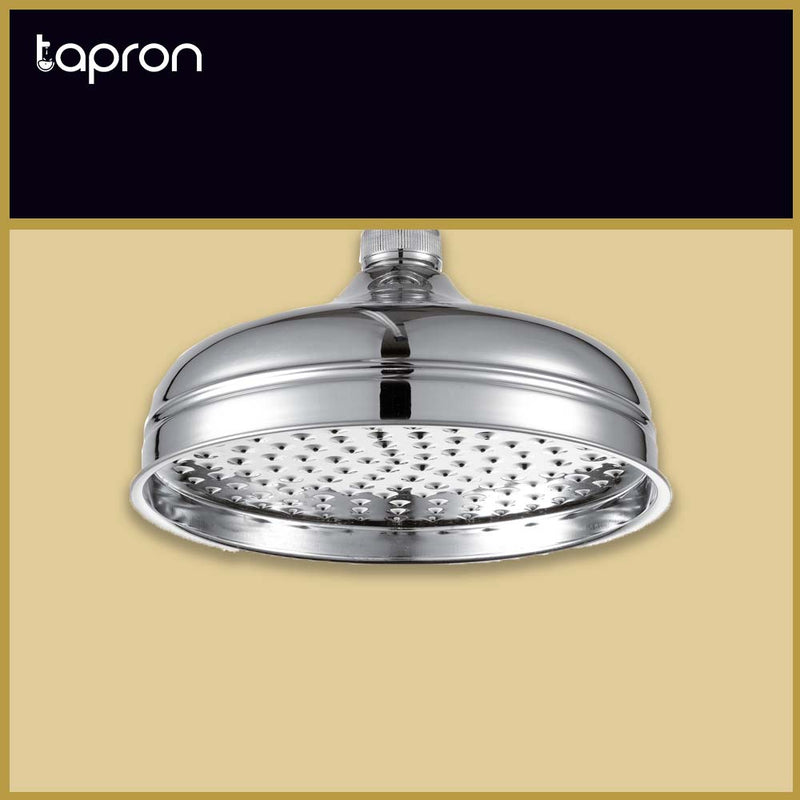 Traditional Victorian Shower Heads Chrome Finish-Tapron