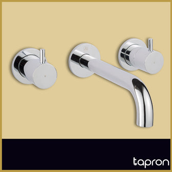 On/Off Bath Filler Round Bath Panel Valve Set- Chrome Secondary image