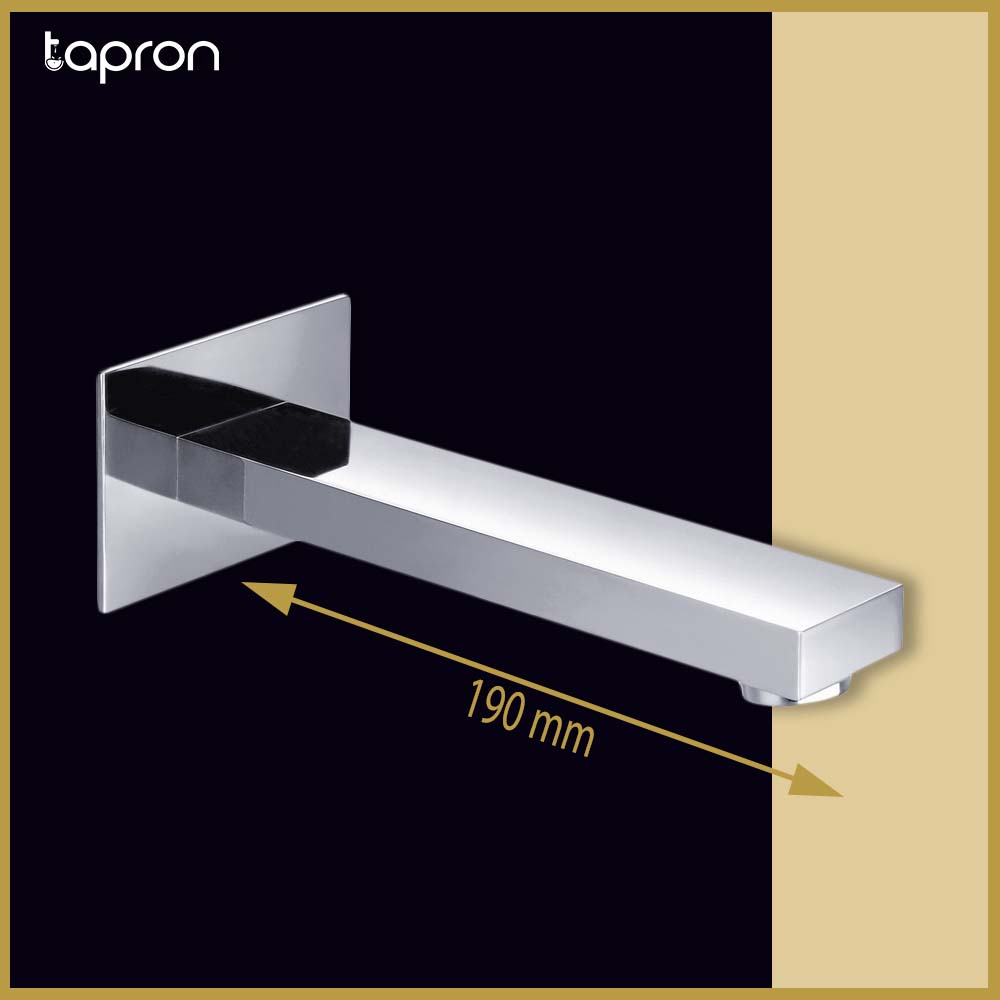 Chrome Wall Mounted Bath Filler Spout-Tapron
