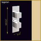 Single Outlet Concealed Chrome Shower Valve-tapron