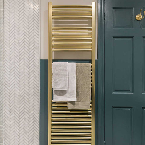 gold towel radiator 