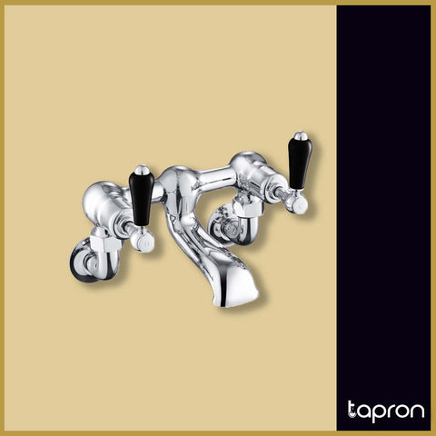 Chrome Wall Mounted Traditional Bath Mixer Tap with Single Outlet – Tapron
