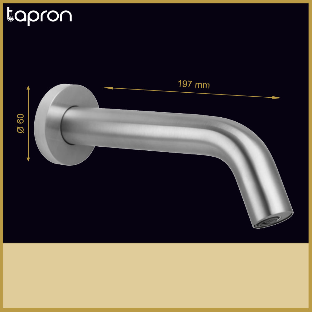 Wall Mounted Sensor Tap | Stainless Steel Sensor Mixer Tap