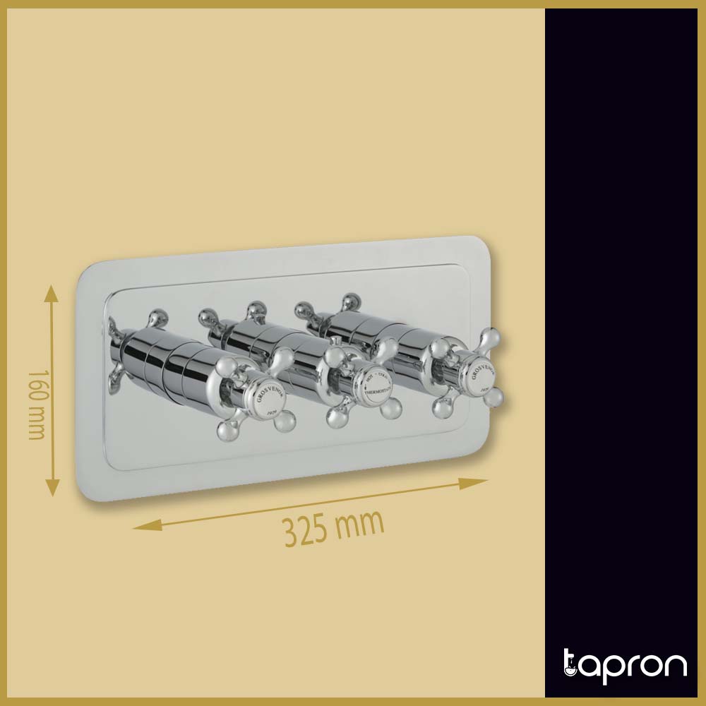 Chrome 2 Outlet Valves-Tapron