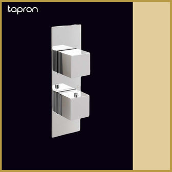 Chrome Concealed 3 Outlet Shower Valve Secondary image