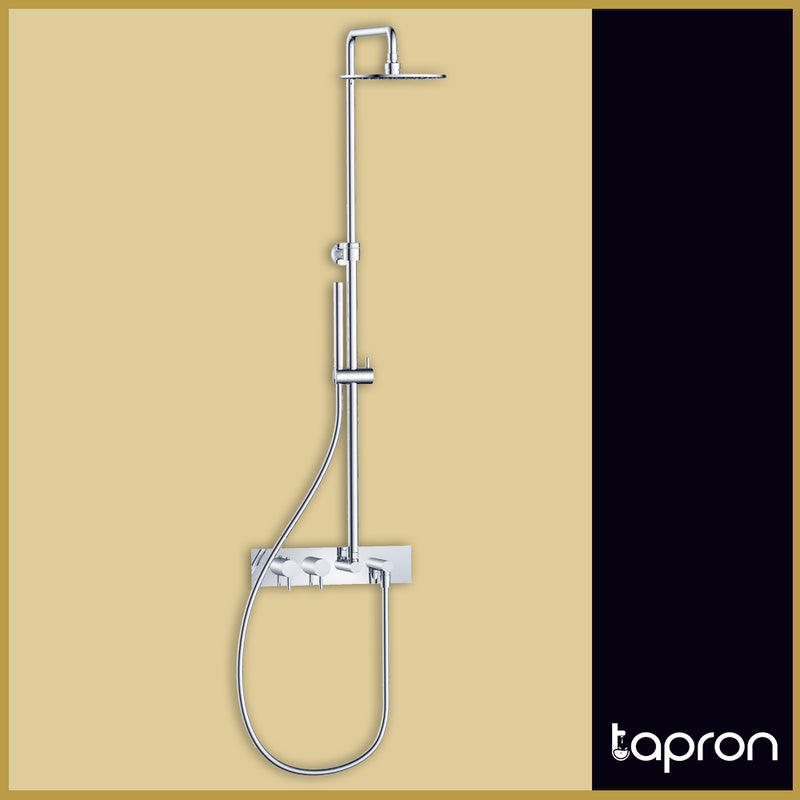 Thermostatic Shower Mixer with Pencil Shower Head -Tapron