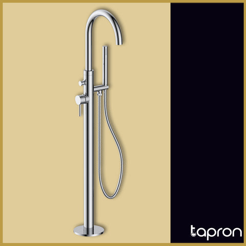 Floorstanding Single Lever Bath Shower Mixer-Tapron