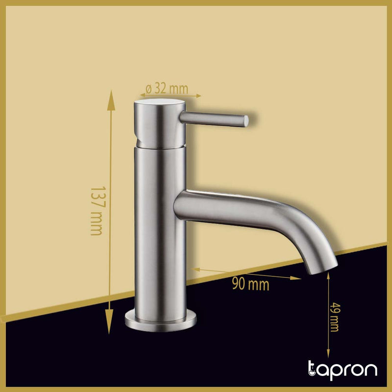 Mini Single Lever Monobloc Basin Mixer Tap-Tapron