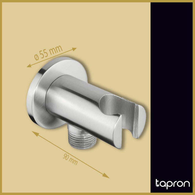 Wall-Mounted Shower Outlet Elbow for Hand Shower-Tapron