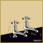 brushed nickel bathroom tapware