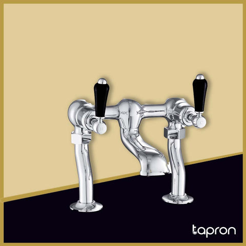 Traditional Deck Mounted Bath Filler Tap with Single Outlet –Tapron
