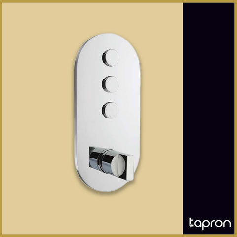 Concealed 3 Outlet Thermostatic Shower Valve -Tapron