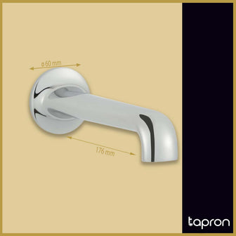 Lever Bath Spout Chrome and Nickel Secondary image