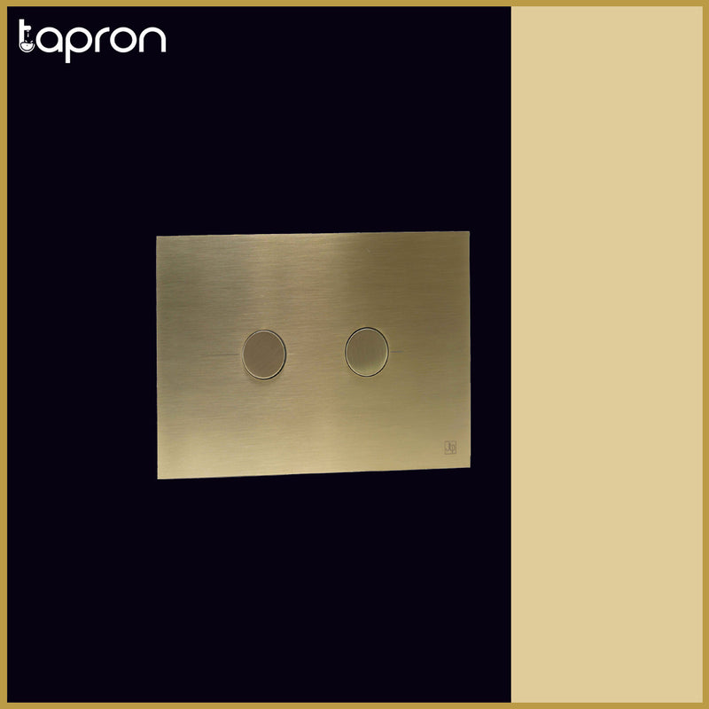 Brushed Gold Flush Plate-Tapron