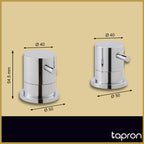 Chrome Bathroom Taps-Tapron