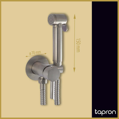 Stainless Steel Douche Spray Kit with Temperature Control-Tapron