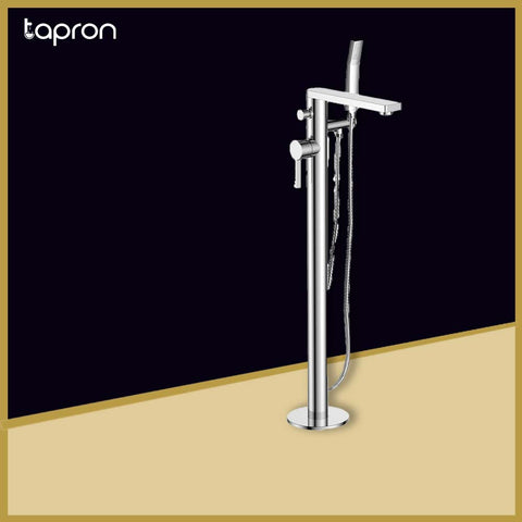 2-Outlet Floor-standing Bath Shower Mixer Tap -Tapron
