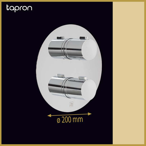 Chrome Thermostatic Concealed Valve-Tapron