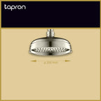 Polished nickel shower head 200mm