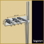 Wall Mounted Concealed Shower Mixer Valve with Handset - Tapron