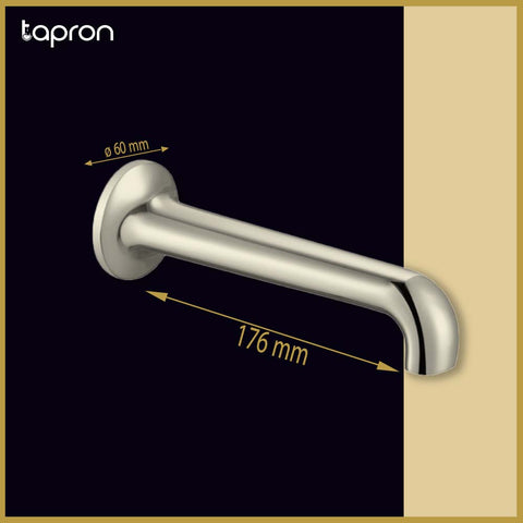 Lever Bath Spout Chrome and Nickel