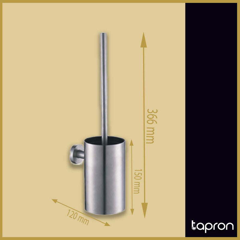Wall-Mounted Toilet-Brush Holder Stainless Steel-Tapron